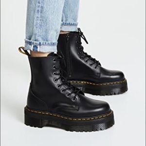 Dr Martens Jadon leather platform combat boot UK 7